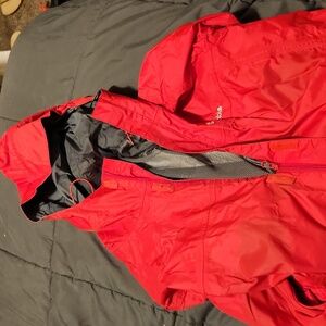 Columbia windbreaker Red M